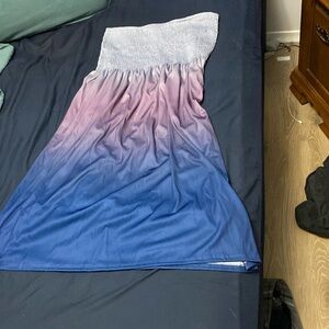 Purple/Blue Halter Top/Dress